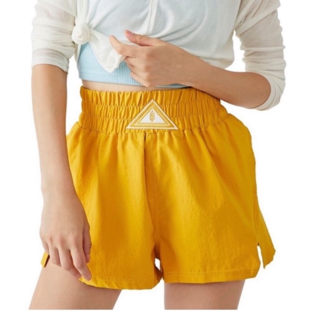 Yellow/Gold Free People Shorts